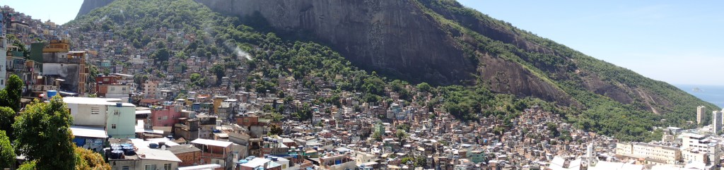 Rocinha is the largest favela in Rio.