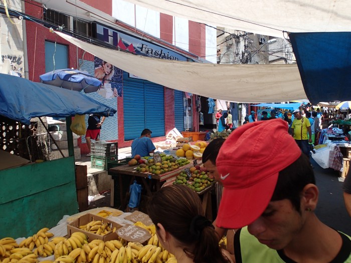 Fresh fruits, spices, everything.
