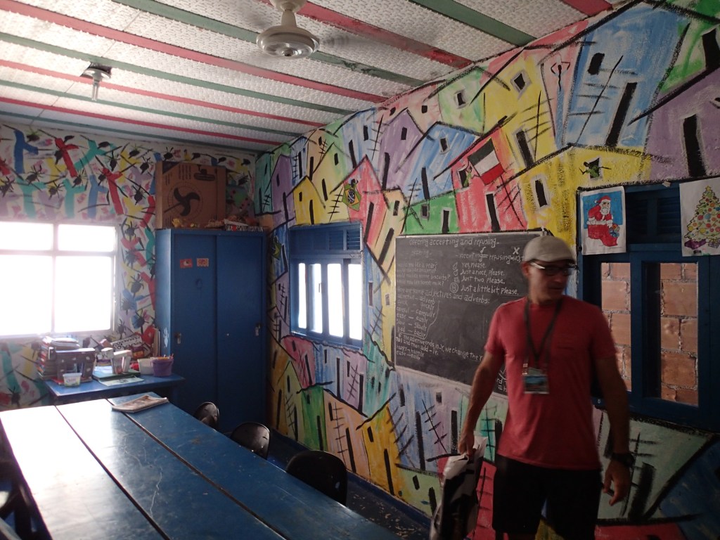 Our guide, Alfredo, in the school.