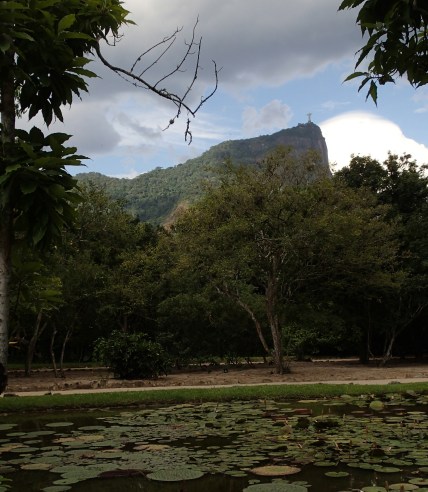 See the statue on the hillside? I'll give you three guesses what the last stop on our sightseeing tour will be....