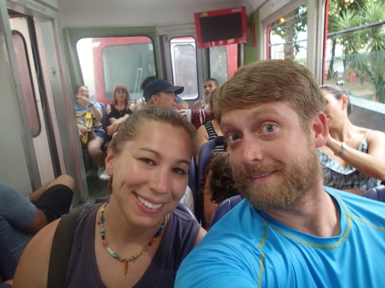 Not too crowded for a selfie.